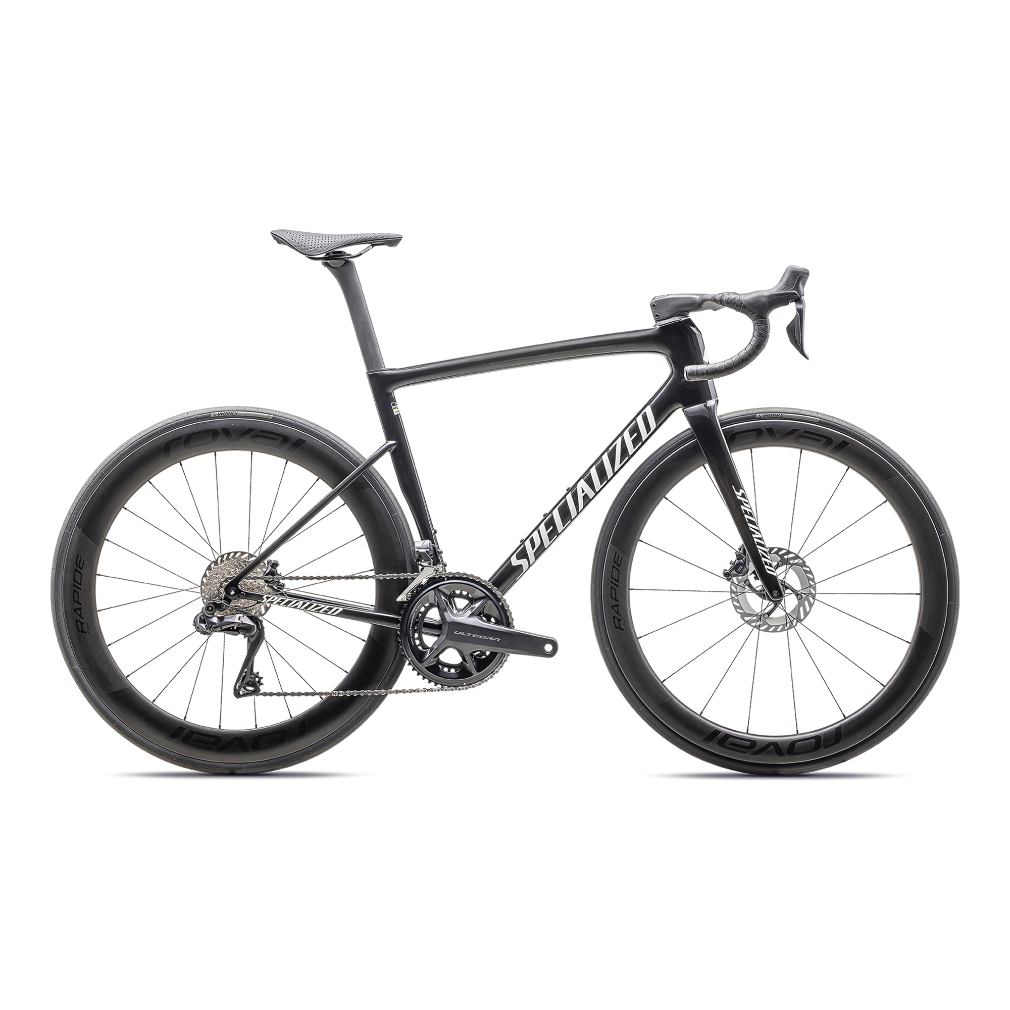 Specialized Tarmac SL8 Pro - Shimano Ultegra Di2 - Gloss Carbon / Metallic White Silver