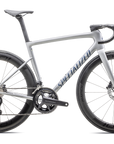 Specialized Tarmac SL8 Pro - Shimano Ultegra Di2 - Gloss Liquid Silver / Satin Blue Pearl Over Black Liquid Metal