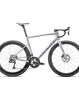Specialized Tarmac SL8 Pro - Shimano Ultegra Di2 - Gloss Liquid Silver / Satin Blue Pearl Over Black Liquid Metal