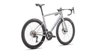Specialized Tarmac SL8 Pro - Shimano Ultegra Di2 - Gloss Liquid Silver / Satin Blue Pearl Over Black Liquid Metal
