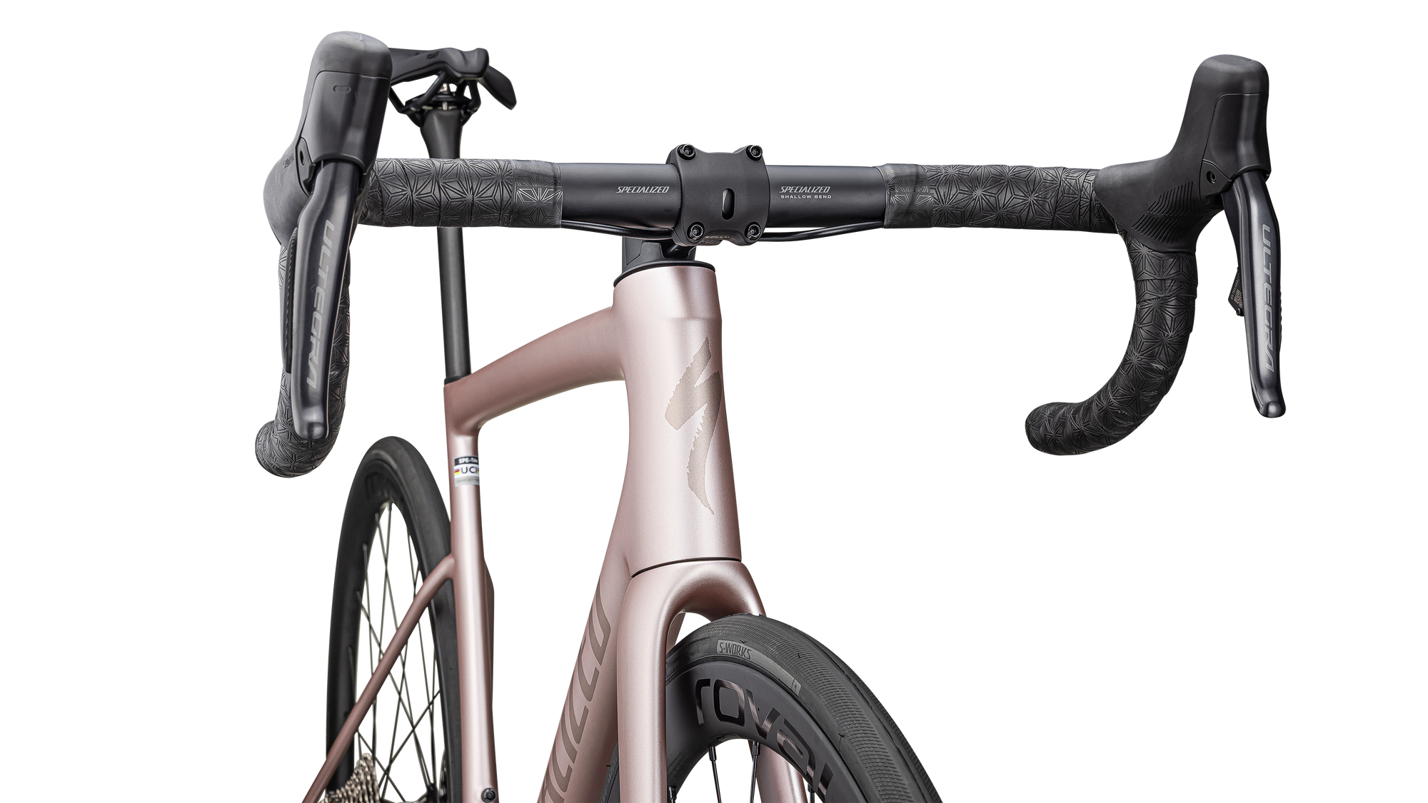 Specialized Tarmac SL8 Expert - Shimano Ultegra Di2 - Satin Champagne / Black Pearl