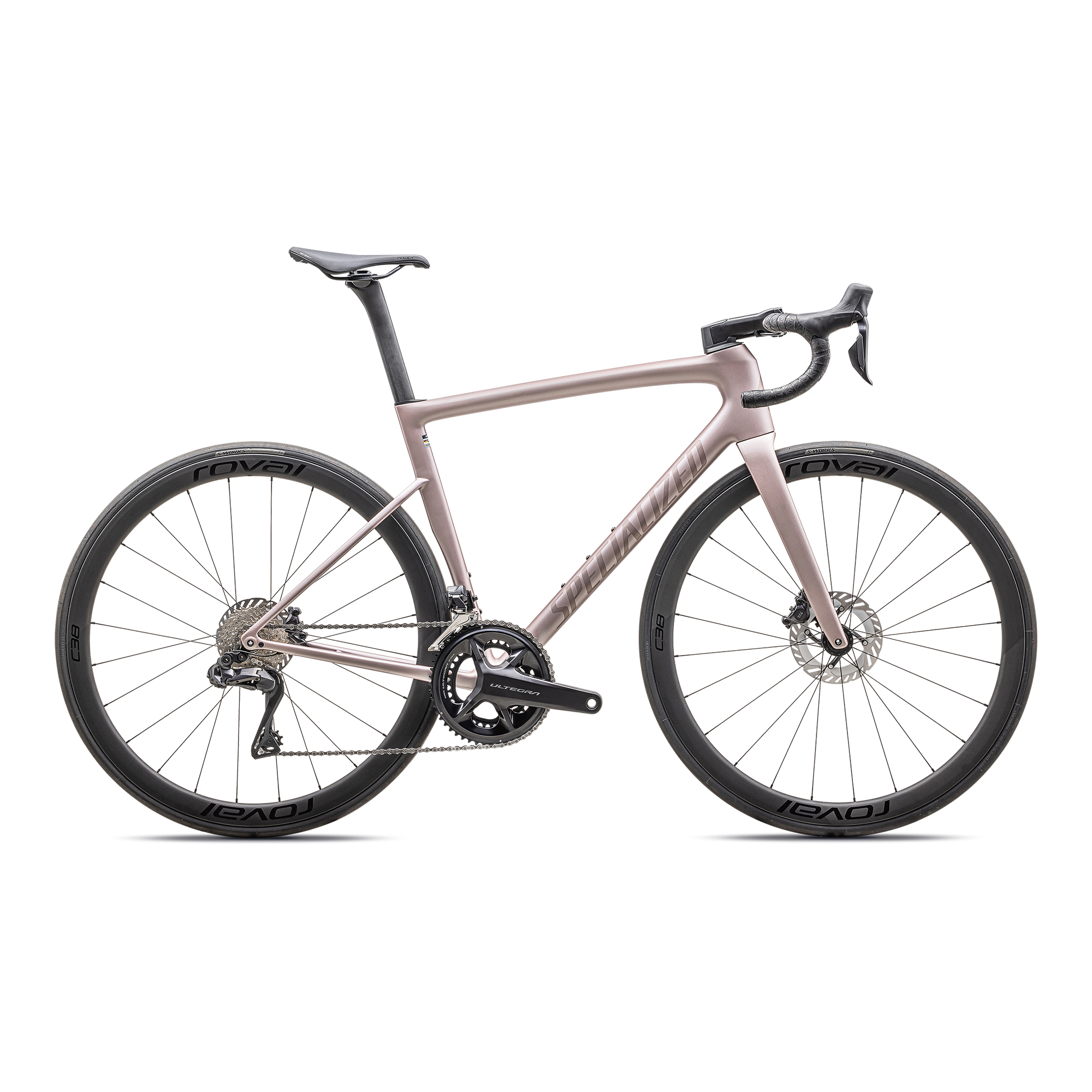 Specialized Tarmac SL8 Expert - Shimano Ultegra Di2 - Satin Champagne / Black Pearl