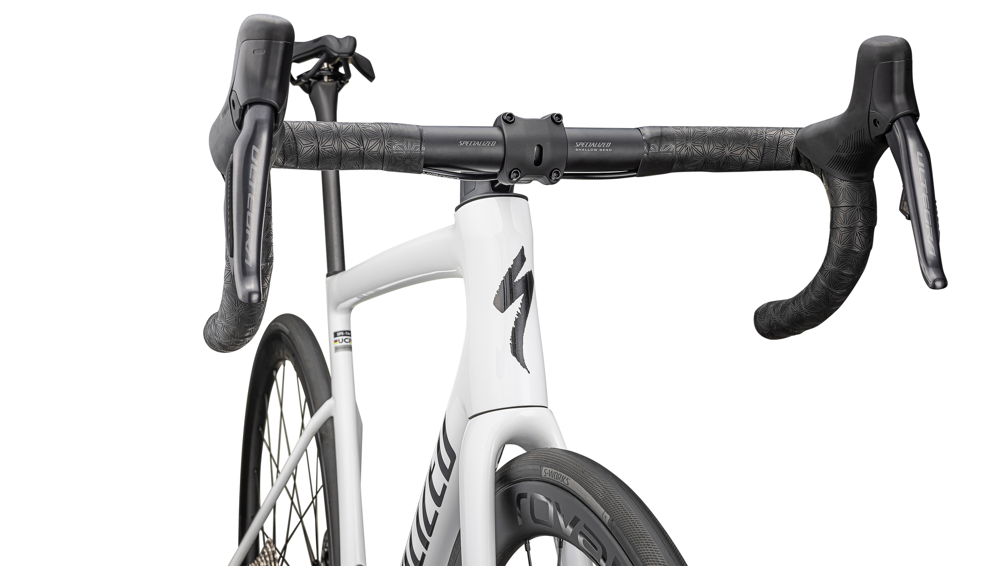 Specialized Tarmac SL8 Expert - Shimano Ultegra Di2 - Gloss White / Black Metallic