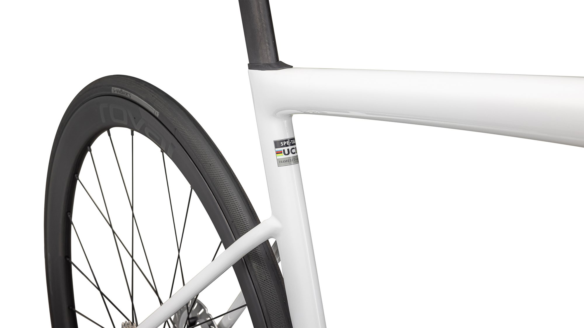 Specialized Tarmac SL8 Expert - Shimano Ultegra Di2 - Gloss White / Black Metallic