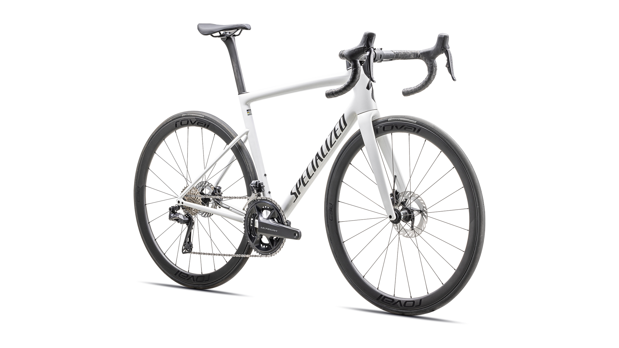 Specialized Tarmac SL8 Expert - Shimano Ultegra Di2 - Gloss White / Black Metallic