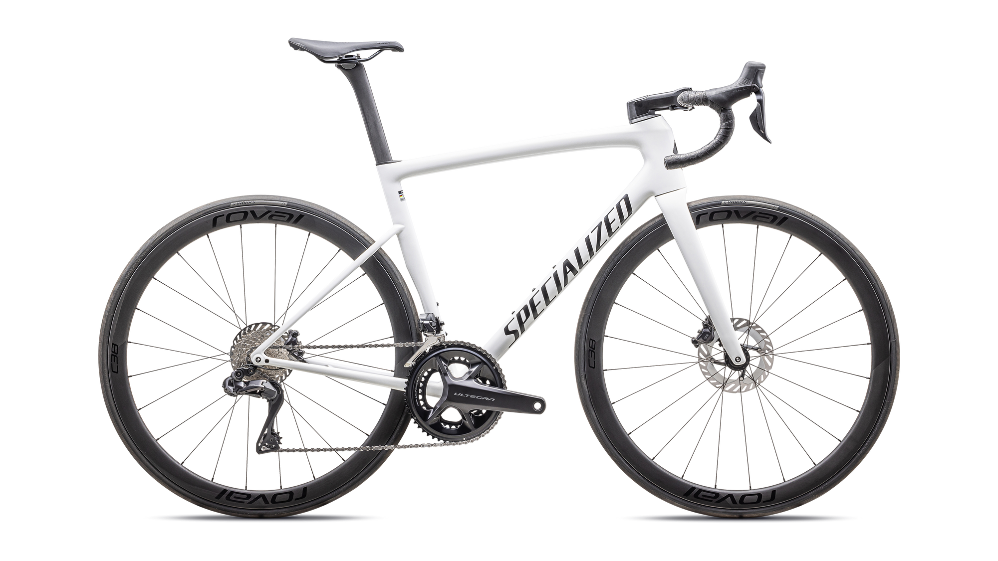 Specialized Tarmac SL8 Expert - Shimano Ultegra Di2 - Gloss White / Black Metallic