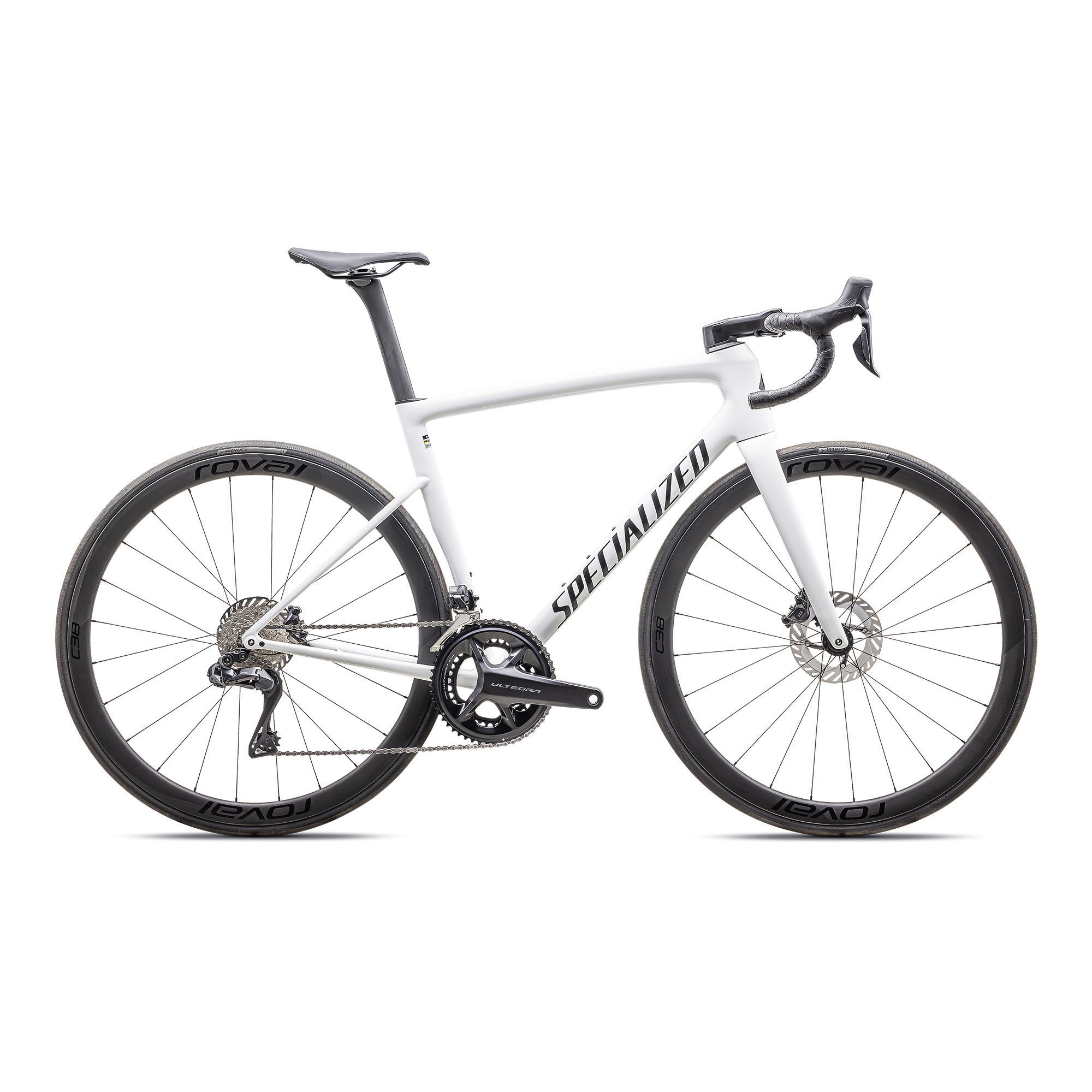 Specialized Tarmac SL8 Expert - Shimano Ultegra Di2 - Gloss White / Black Metallic