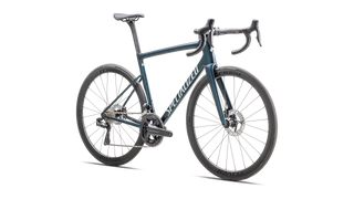 Specialized Tarmac SL8 Expert - Shimano Ultegra Di2 - Gloss Deep Lake Metallic / Green Pearl Over Seafoam