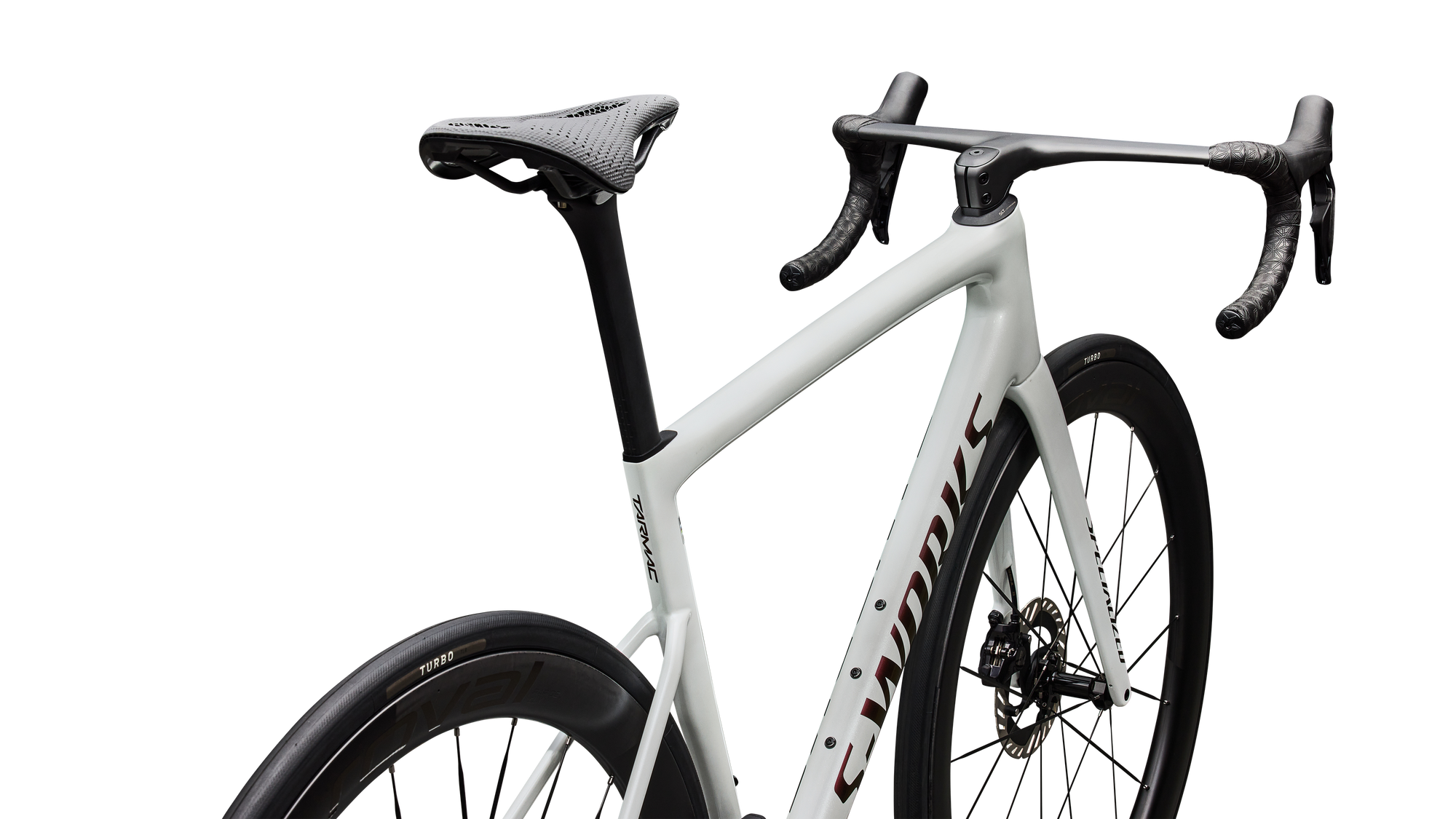Specialized S-Works Tarmac SL8 - Shimano Dura-Ace Di2 - Gloss Metallic White Silver / Pearl / Black