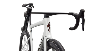 Specialized S-Works Tarmac SL8 - Shimano Dura-Ace Di2 - Gloss Metallic White Silver / Pearl / Black