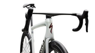 Specialized S-Works Tarmac SL8 - Shimano Dura-Ace Di2 - Gloss Metallic White Silver / Pearl / Black