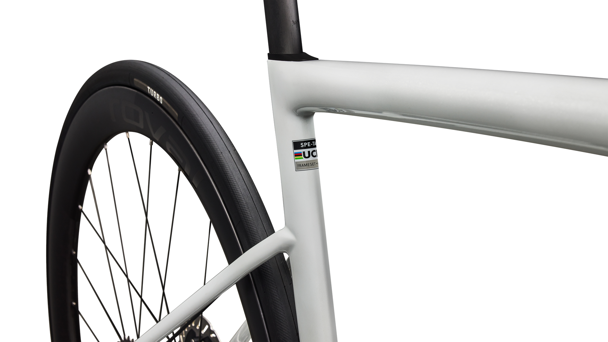 Specialized S-Works Tarmac SL8 - Shimano Dura-Ace Di2 - Gloss Metallic White Silver / Pearl / Black