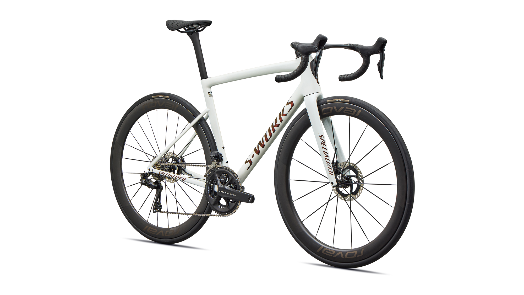 Specialized S-Works Tarmac SL8 - Shimano Dura-Ace Di2 - Gloss Metallic White Silver / Pearl / Black