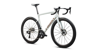 Specialized S-Works Tarmac SL8 - Shimano Dura-Ace Di2 - Gloss Metallic White Silver / Pearl / Black