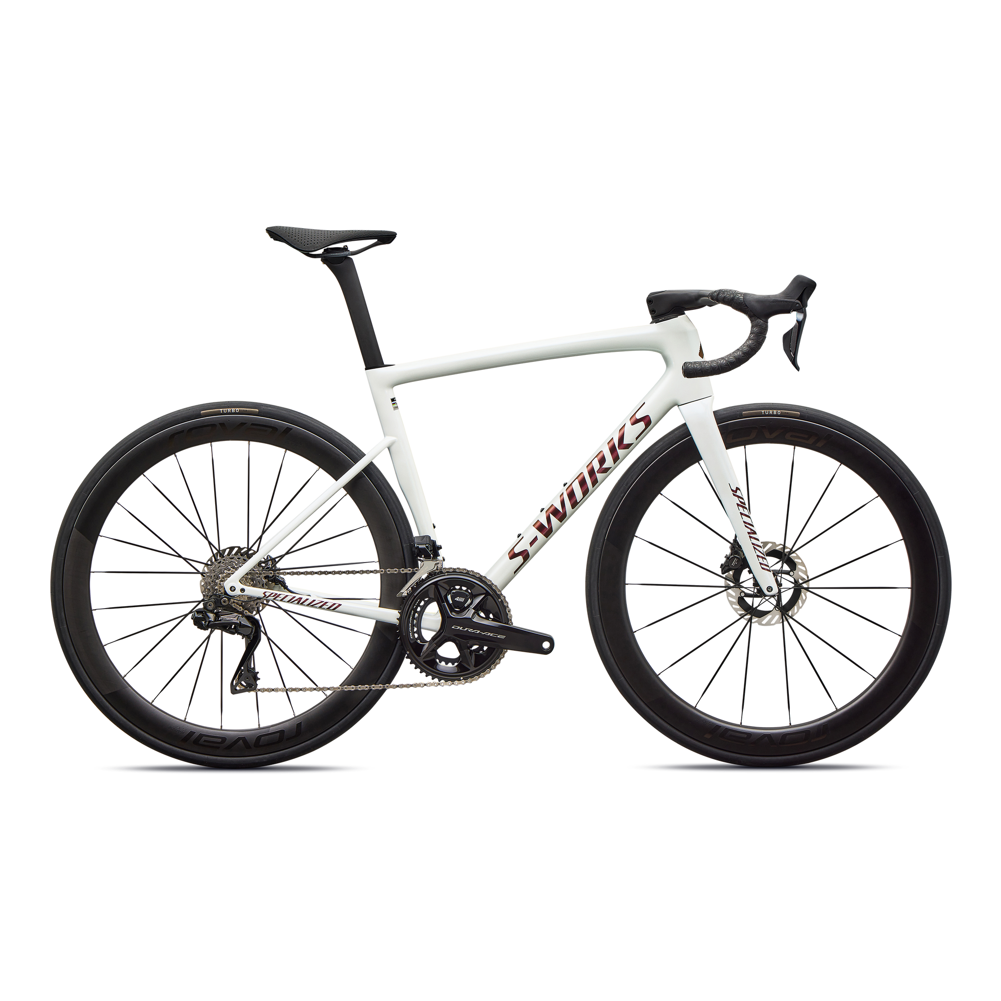 Specialized S-Works Tarmac SL8 - Shimano Dura-Ace Di2 - Gloss Metallic White Silver / Pearl / Black