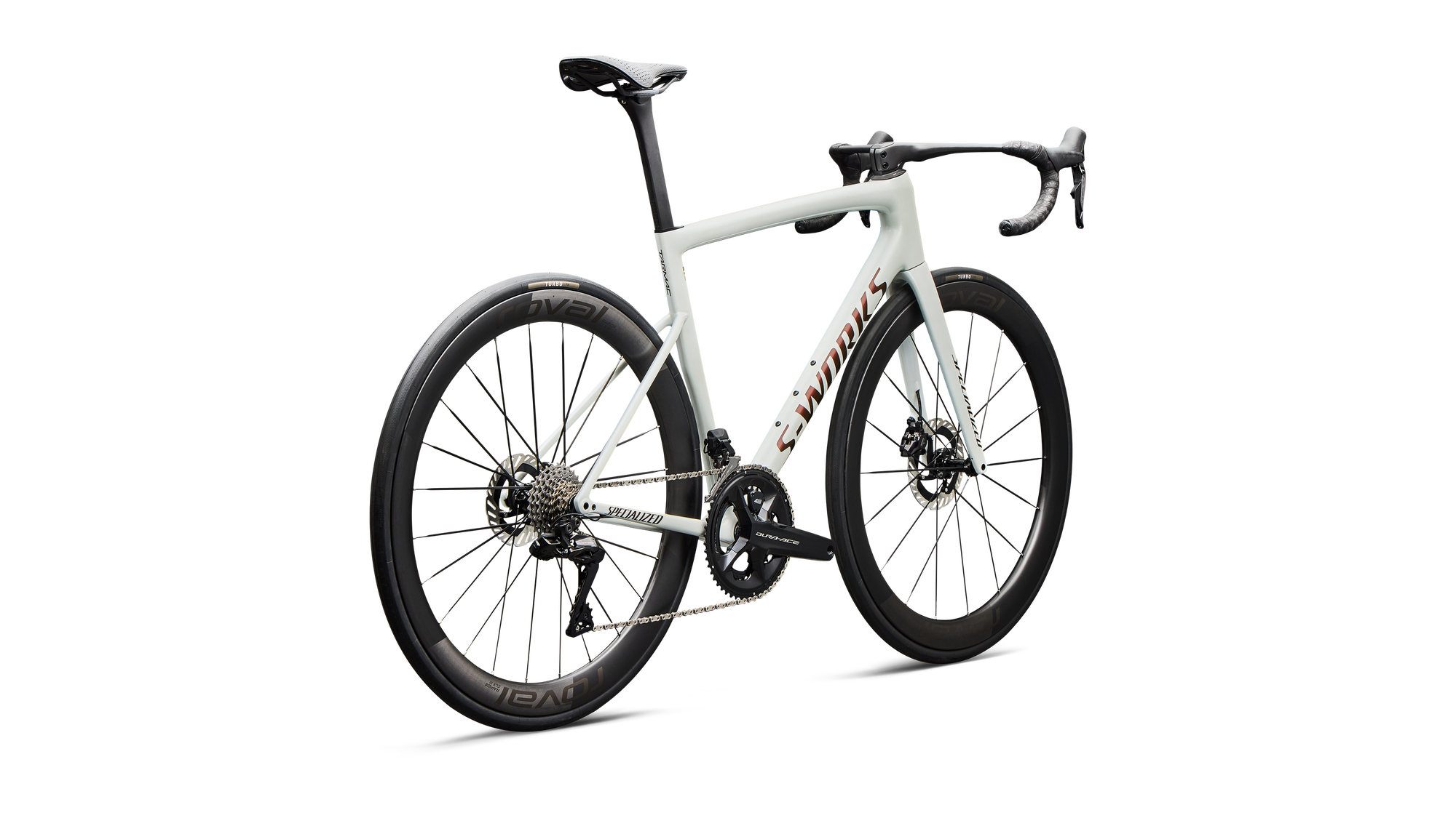 Specialized S-Works Tarmac SL8 - Shimano Dura-Ace Di2 - Gloss Metallic White Silver / Pearl / Black