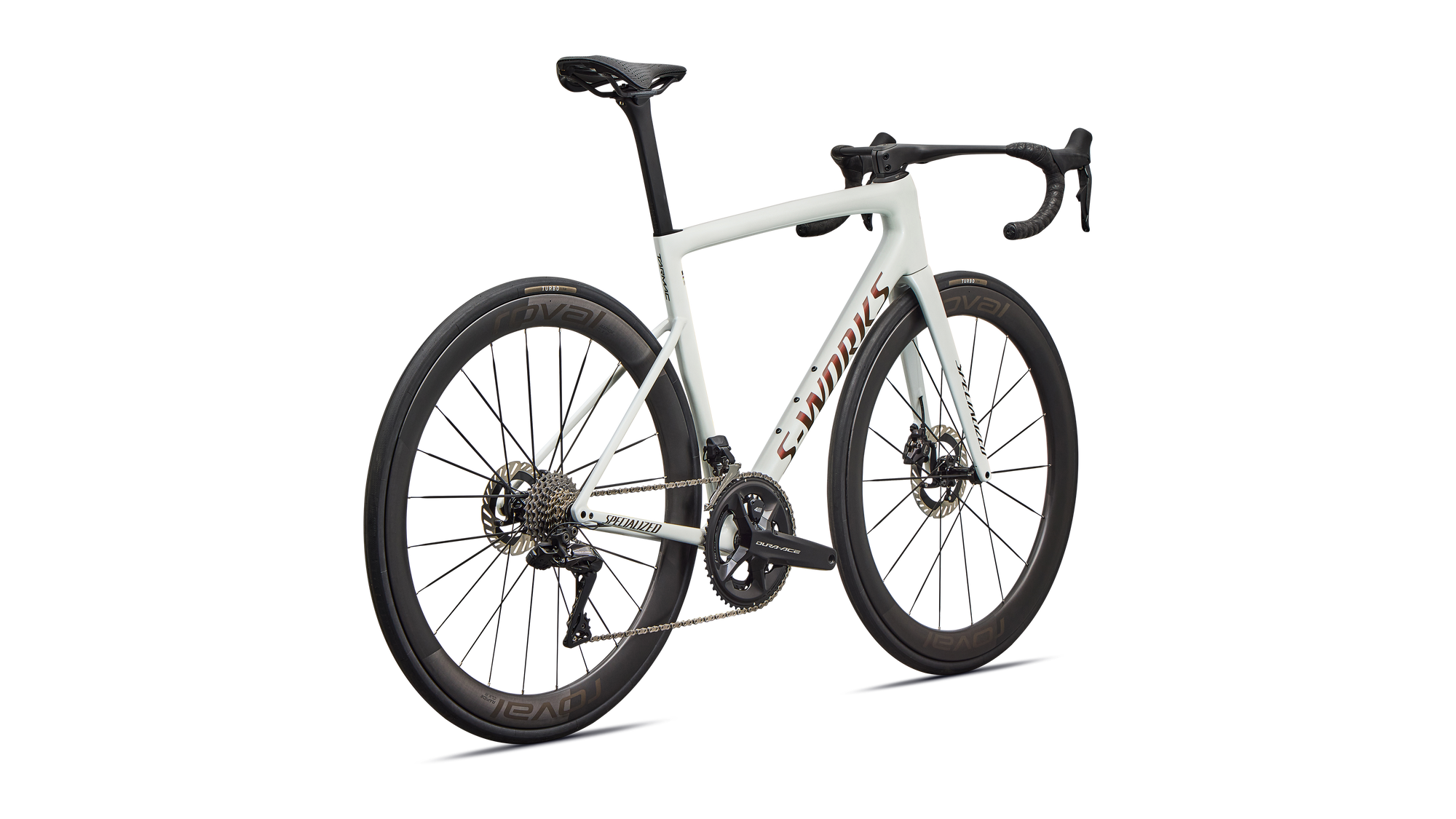 Specialized S-Works Tarmac SL8 - Shimano Dura-Ace Di2 - Gloss Metallic White Silver / Pearl / Black