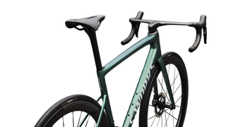 Specialized S-Works Tarmac SL8 - Shimano Dura-Ace Di2 - Gloss Premium Fjord Metallic / White Metallic Silver