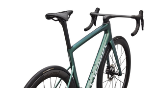 Specialized S-Works Tarmac SL8 - Shimano Dura-Ace Di2 - Gloss Premium Fjord Metallic / White Metallic Silver