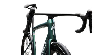 Specialized S-Works Tarmac SL8 - Shimano Dura-Ace Di2 - Gloss Premium Fjord Metallic / White Metallic Silver