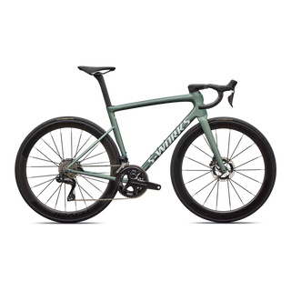 Specialized S-Works Tarmac SL8 - Shimano Dura-Ace Di2 - Gloss Premium Fjord Metallic / White Metallic Silver