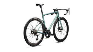 Specialized S-Works Tarmac SL8 - Shimano Dura-Ace Di2 - Gloss Premium Fjord Metallic / White Metallic Silver