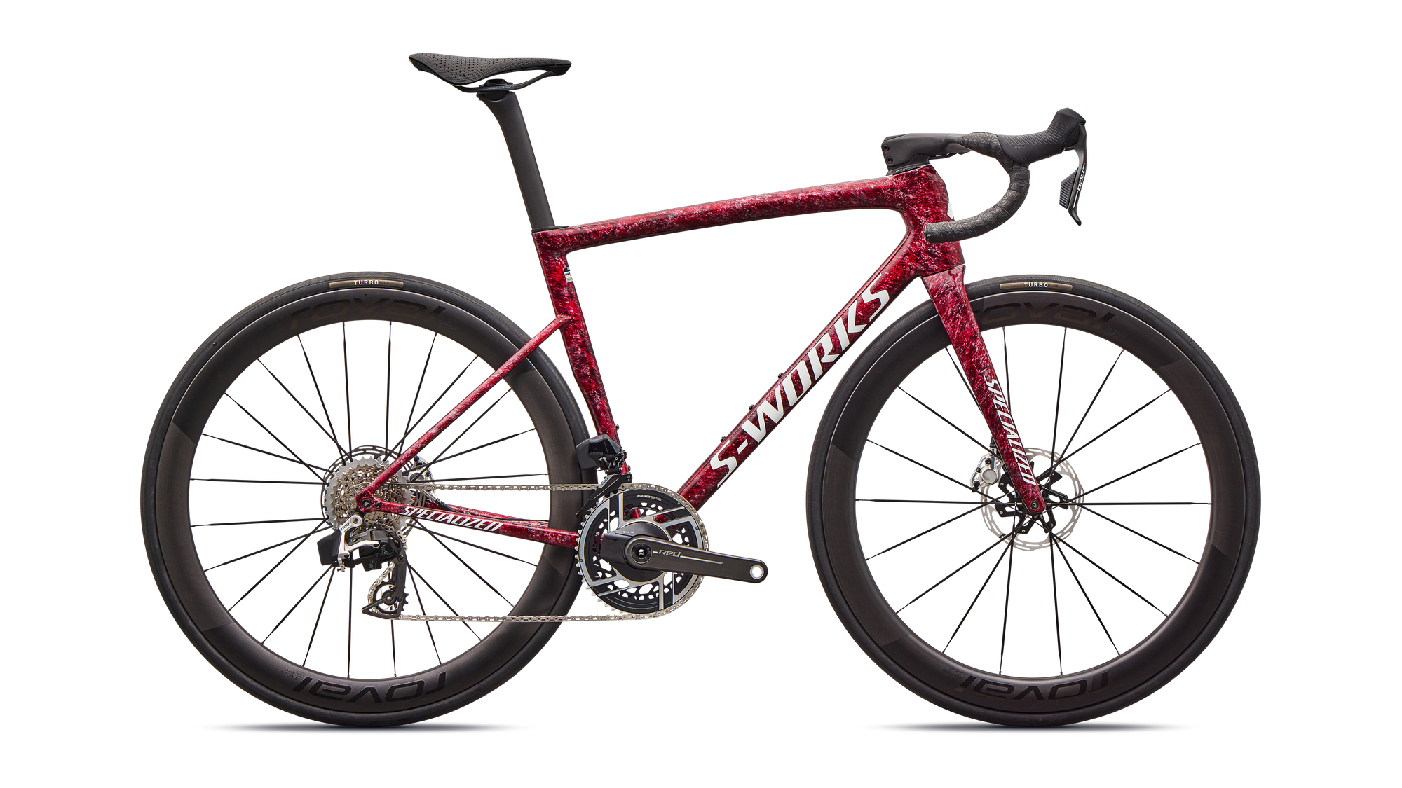 Specialized S-Works Tarmac SL8 - SRAM RED AXS - Gloss Redsky Shdwsil Wht Impasto