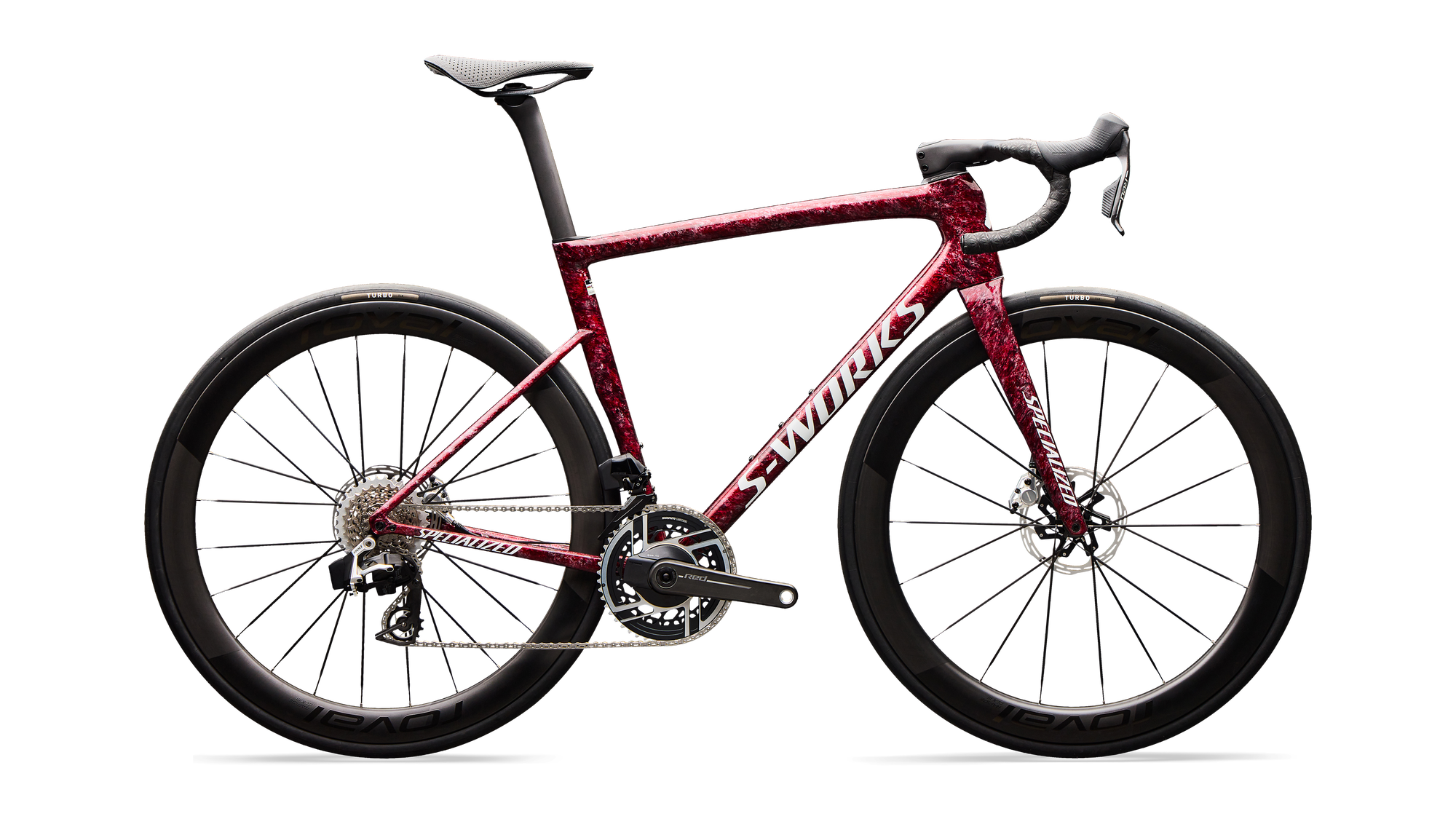 Specialized S-Works Tarmac SL8 - SRAM RED AXS - Gloss Redsky Shdwsil Wht Impasto