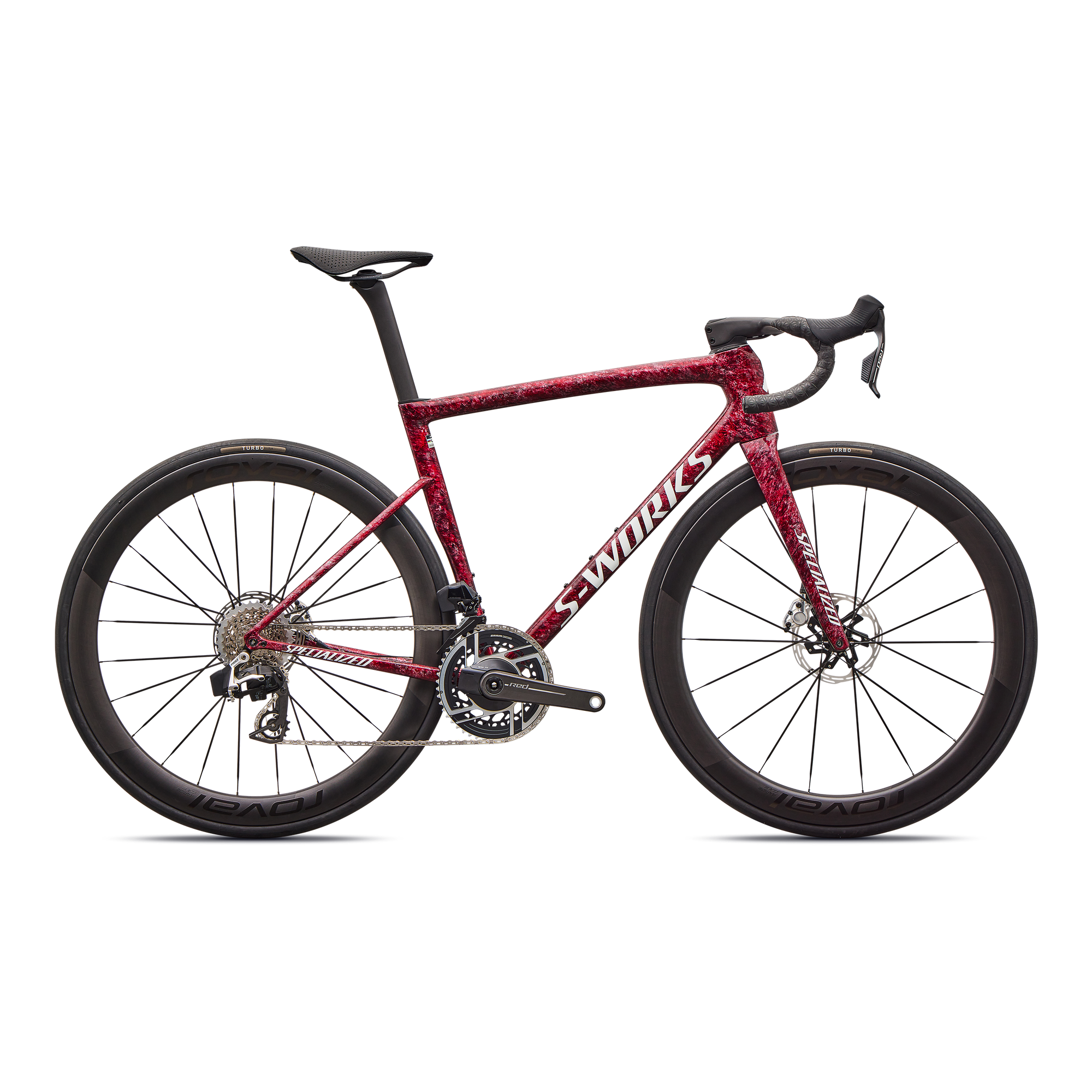 Specialized S-Works Tarmac SL8 - SRAM RED AXS - Gloss Redsky Shdwsil Wht Impasto