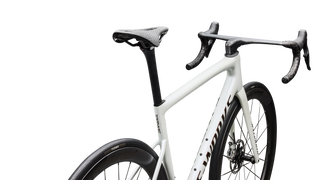 Specialized S-Works Tarmac SL8 - SRAM RED AXS - Gloss Metallic White Silver / Pearl / Black