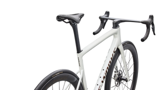 Specialized S-Works Tarmac SL8 - SRAM RED AXS - Gloss Metallic White Silver / Pearl / Black