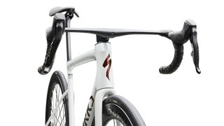 Specialized S-Works Tarmac SL8 - SRAM RED AXS - Gloss Metallic White Silver / Pearl / Black