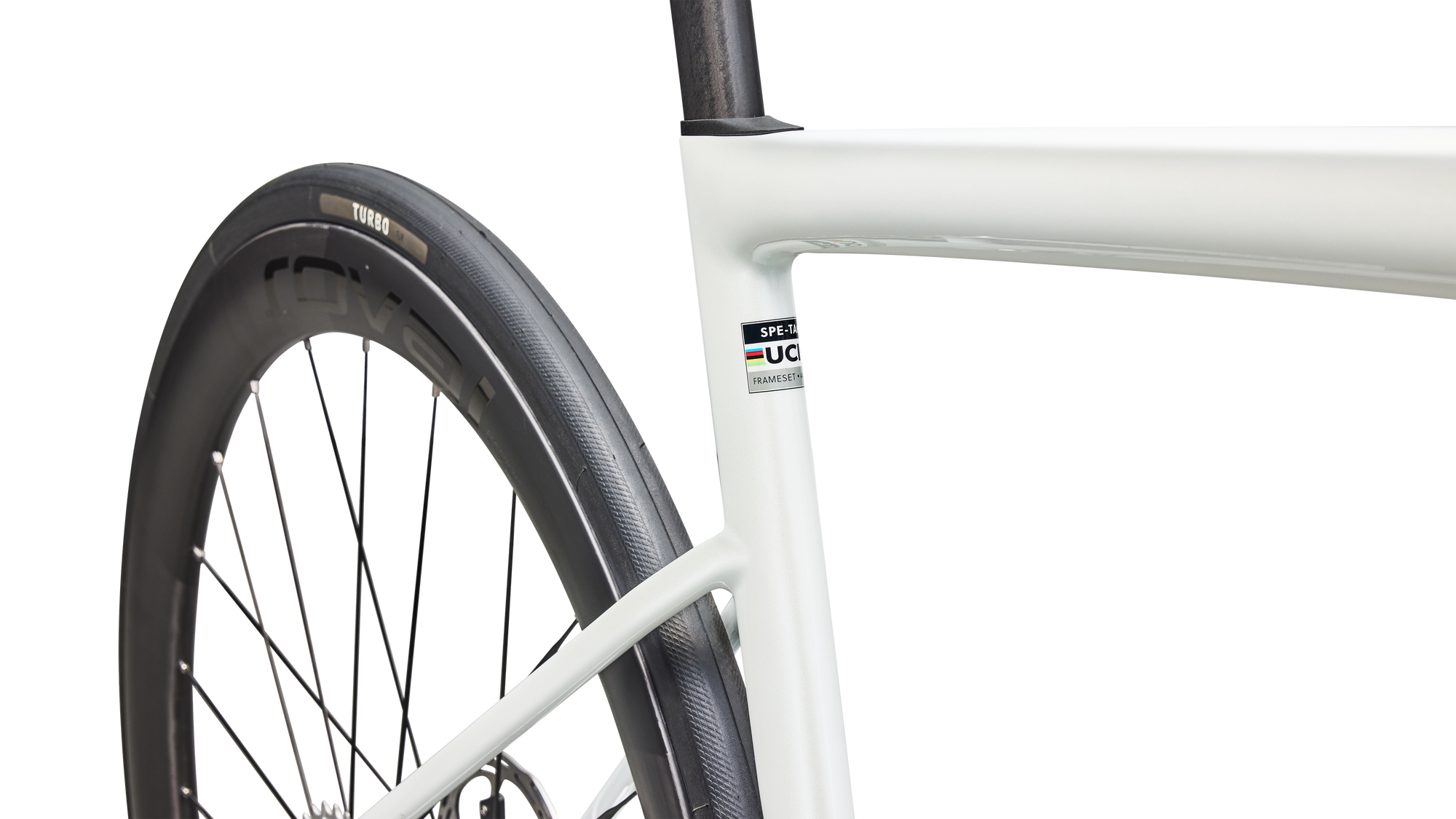 Specialized S-Works Tarmac SL8 - SRAM RED AXS - Gloss Metallic White Silver / Pearl / Black
