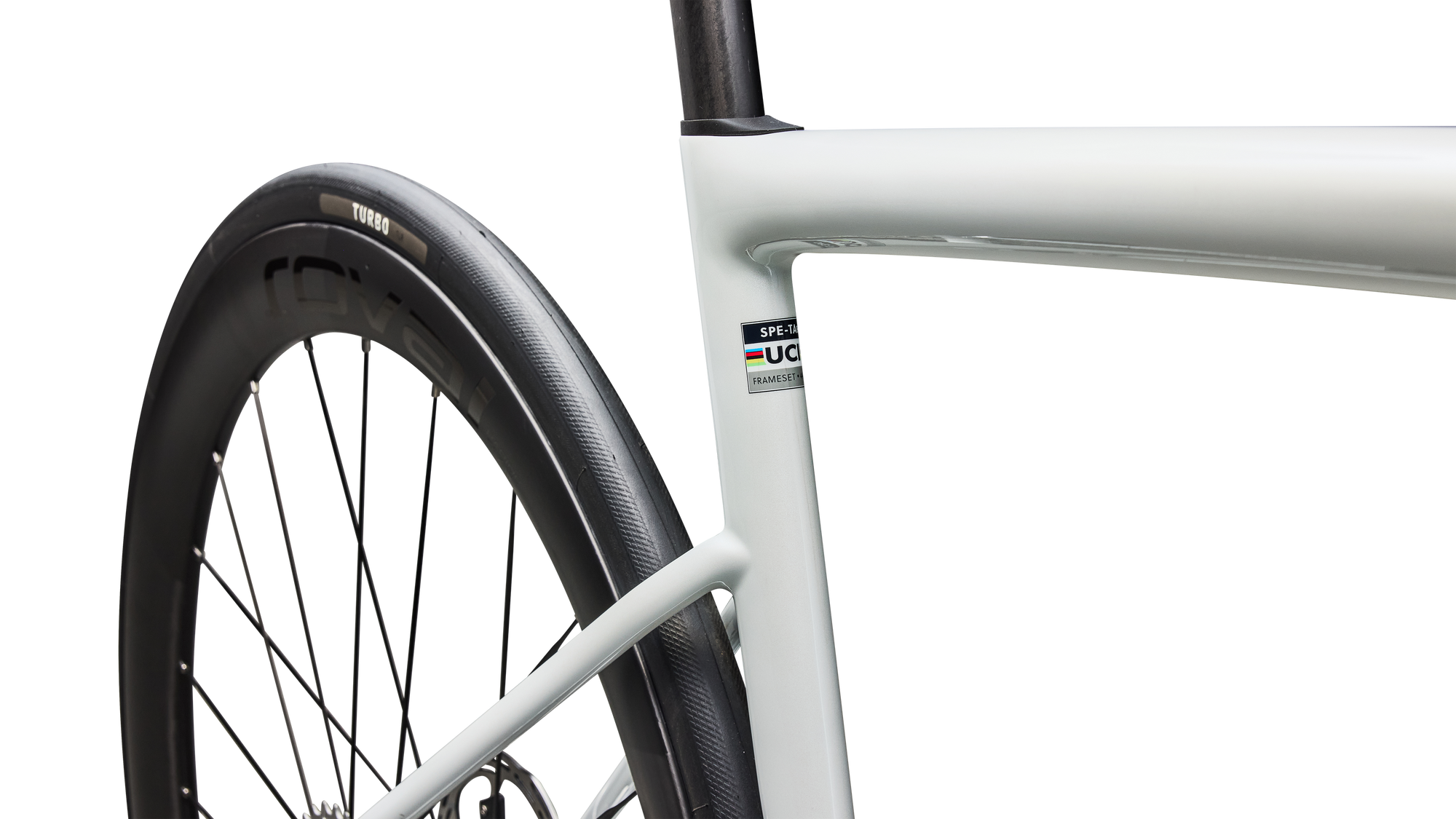 Specialized S-Works Tarmac SL8 - SRAM RED AXS - Gloss Metallic White Silver / Pearl / Black
