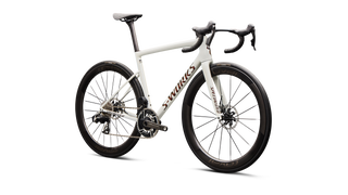 Specialized S-Works Tarmac SL8 - SRAM RED AXS - Gloss Metallic White Silver / Pearl / Black