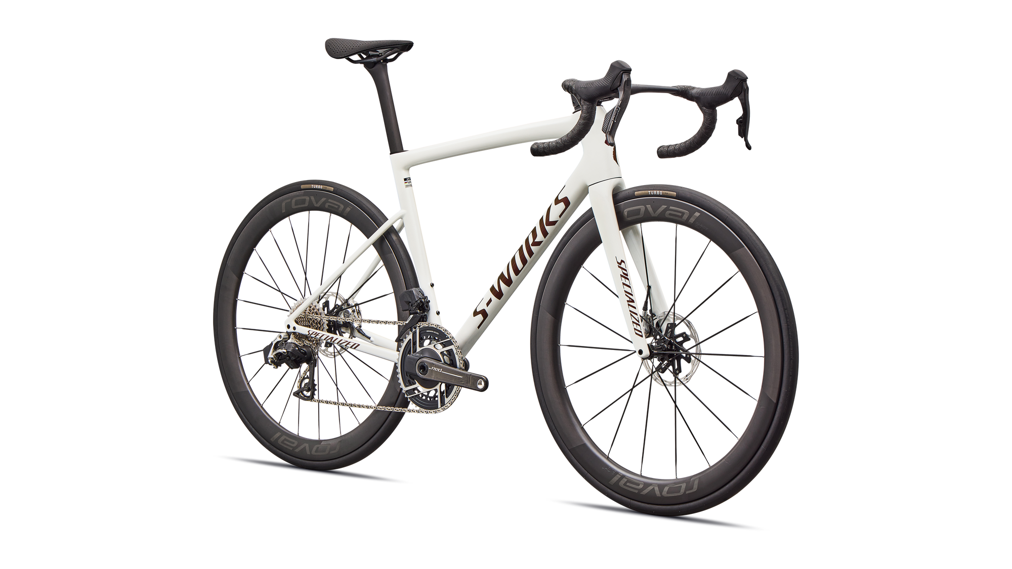 Specialized S-Works Tarmac SL8 - SRAM RED AXS - Gloss Metallic White Silver / Pearl / Black