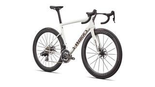 Specialized S-Works Tarmac SL8 - SRAM RED AXS - Gloss Metallic White Silver / Pearl / Black
