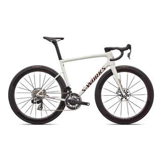 Specialized S-Works Tarmac SL8 - SRAM RED AXS - Gloss Metallic White Silver / Pearl / Black