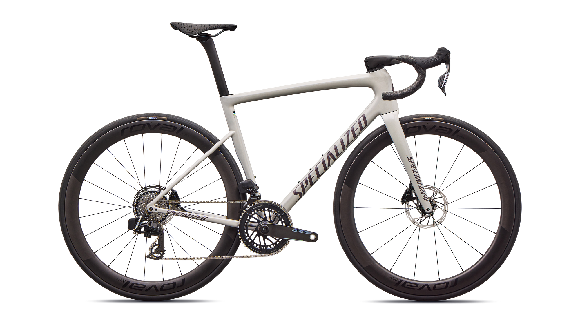 Specialized Tarmac SL8 Pro - SRAM Force AXS  - Gloss Dolomite Metallic / Nebula Metallic