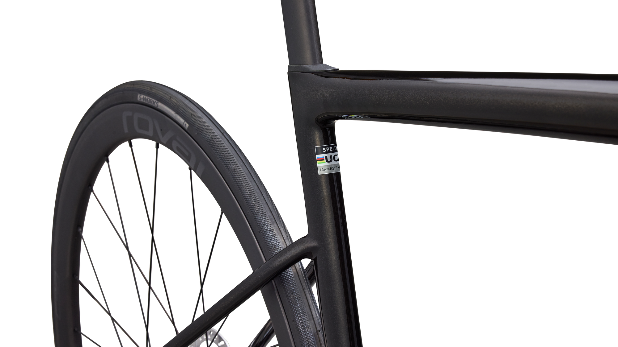 Specialized Tarmac SL8 Expert - Shimano Ultegra Di2 - Gloss Obsidian Metallic / 25% Cqv Reflex Super Red Pearl Over White