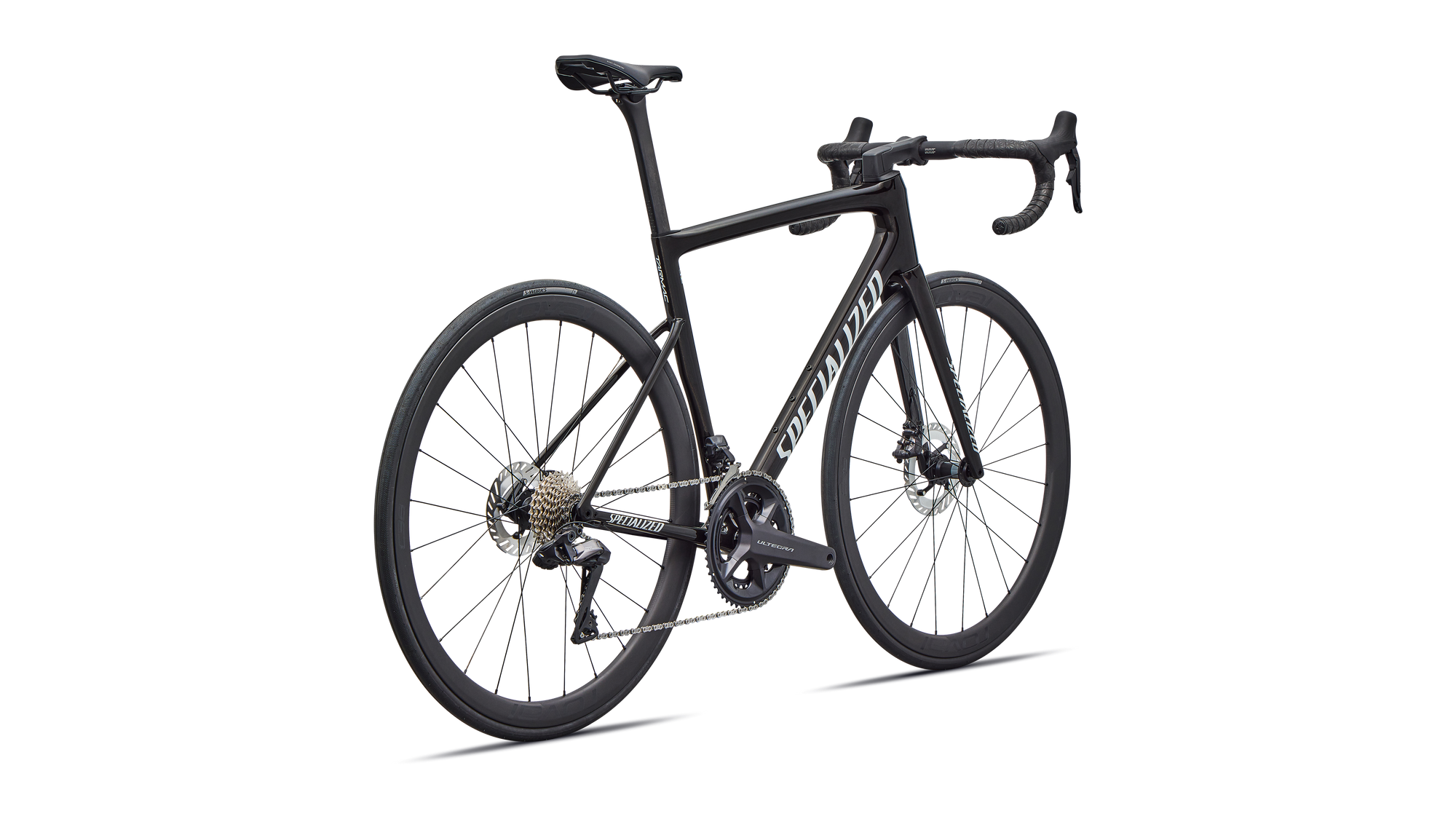 Specialized Tarmac SL8 Expert - Shimano Ultegra Di2 - Gloss Obsidian Metallic / 25% Cqv Reflex Super Red Pearl Over White