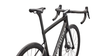 Specialized Tarmac SL8 Expert - SRAM Force AXS  - Gloss Obsidian Metallic / 25% Cqv Reflex Super Red Pearl Over White