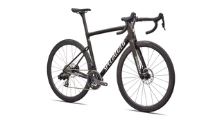 Specialized Tarmac SL8 Expert - SRAM Force AXS  - Gloss Obsidian Metallic / 25% Cqv Reflex Super Red Pearl Over White
