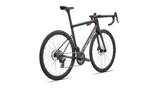 Specialized Tarmac SL8 Expert - SRAM Force AXS  - Gloss Obsidian Metallic / 25% Cqv Reflex Super Red Pearl Over White
