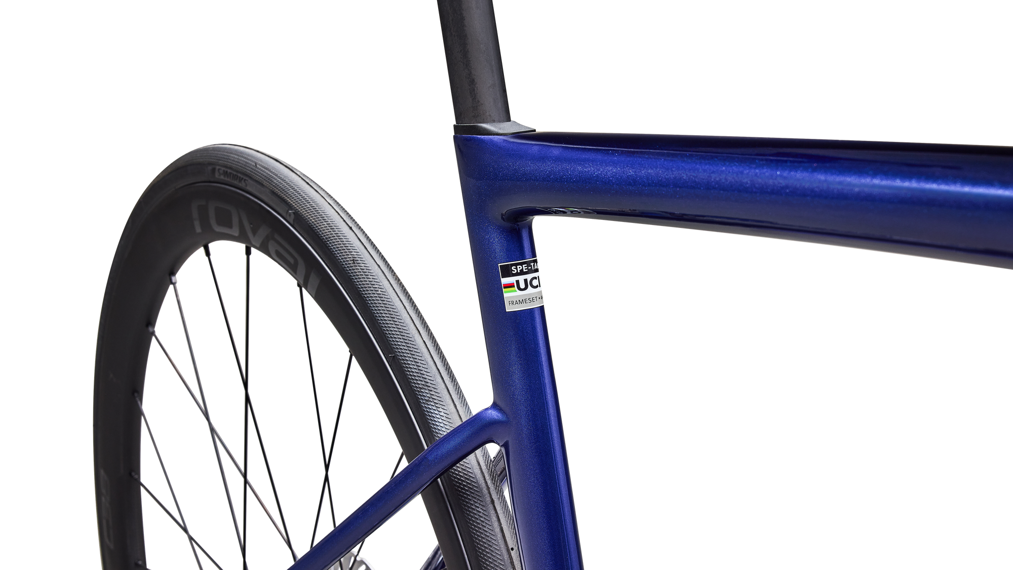 Specialized Tarmac SL8 Expert - Shimano Ultegra Di2 - Gloss Blue Majesty Metallic / Dolomite Metallic