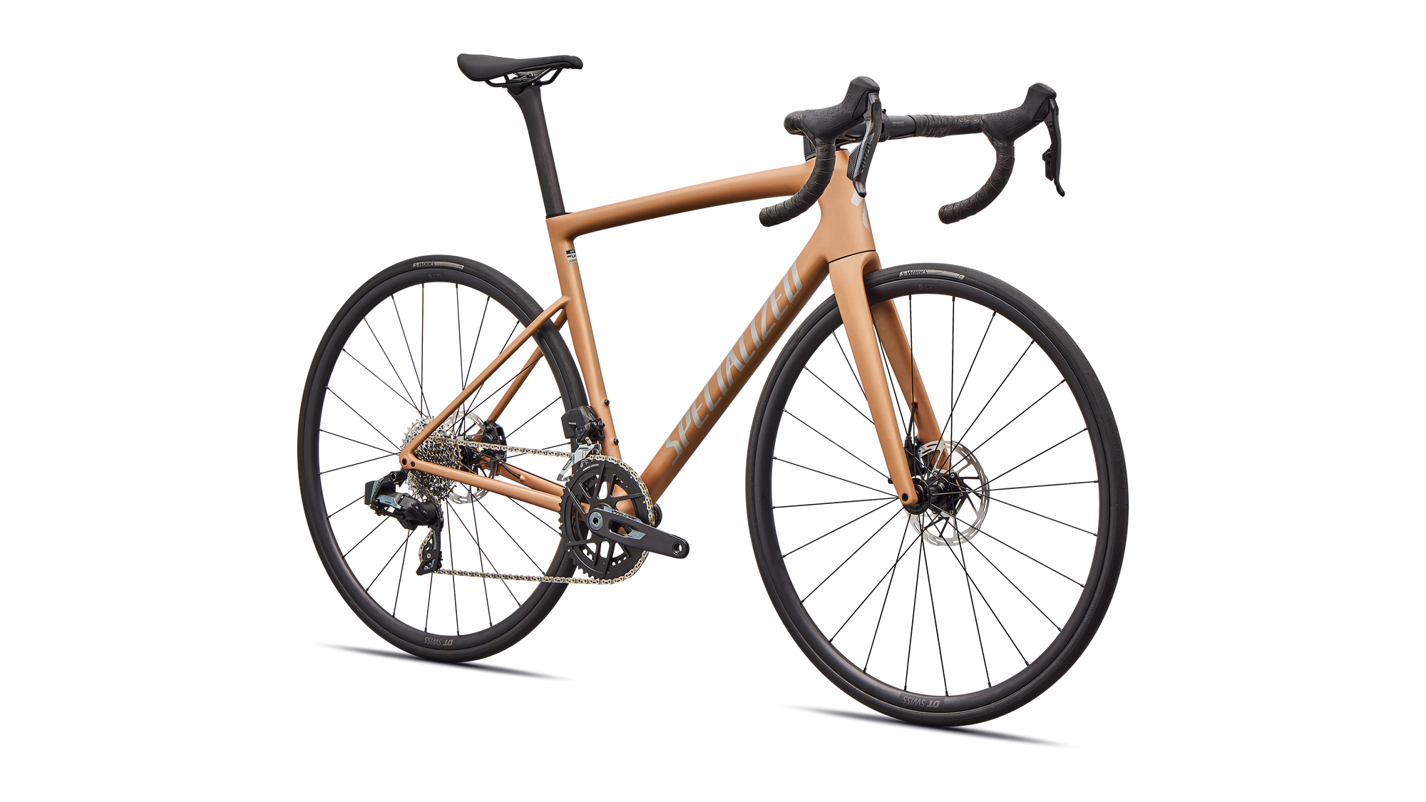 Specialized Tarmac SL8 Comp - SRAM Rival AXS  - Satin Photon Orange Tint Over Silver Dust