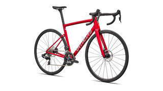 Specialized Tarmac SL8 Comp - SRAM Rival AXS  - Gloss Red Tint Over Silver Dust / Silver Dust