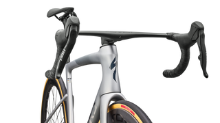 Specialized S-Works Tarmac SL9 - SRAM RED AXS - Satin Silver Dust / Gloss Chrome