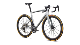 Specialized S-Works Tarmac SL9 - SRAM RED AXS - Satin Silver Dust / Gloss Chrome