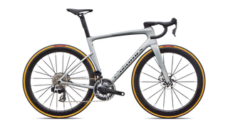 Specialized S-Works Tarmac SL9 - SRAM RED AXS - Satin Silver Dust / Gloss Chrome